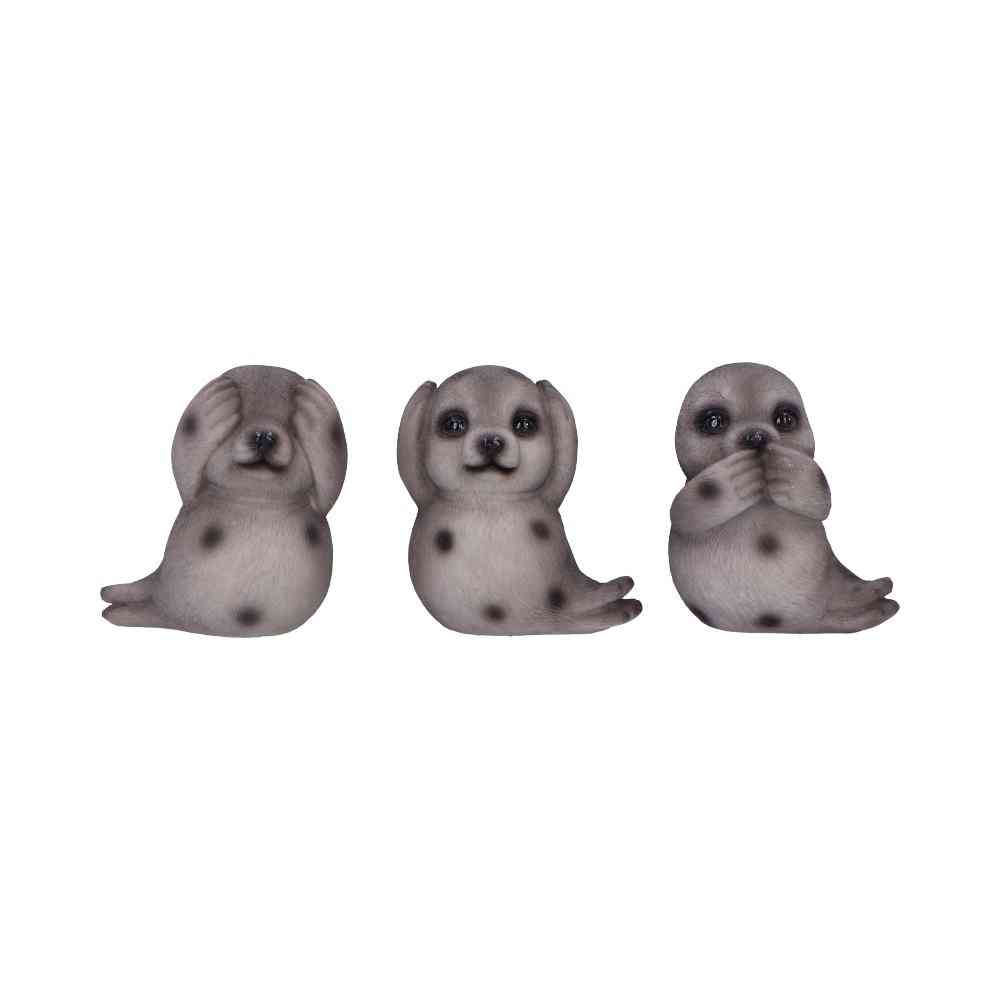 Nemesis Now - Three Wise Seals 7.5cm Beeldjes/figuren - Multicolours